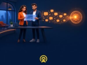 Equipe de atendimento usando automação com IA para focar em conversas de maior valor
